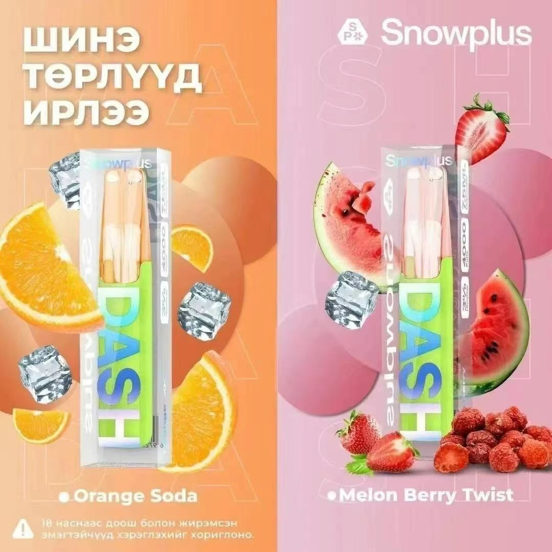 Snowplus Dash 雪加鴨嘴獸4000口一次性小煙
